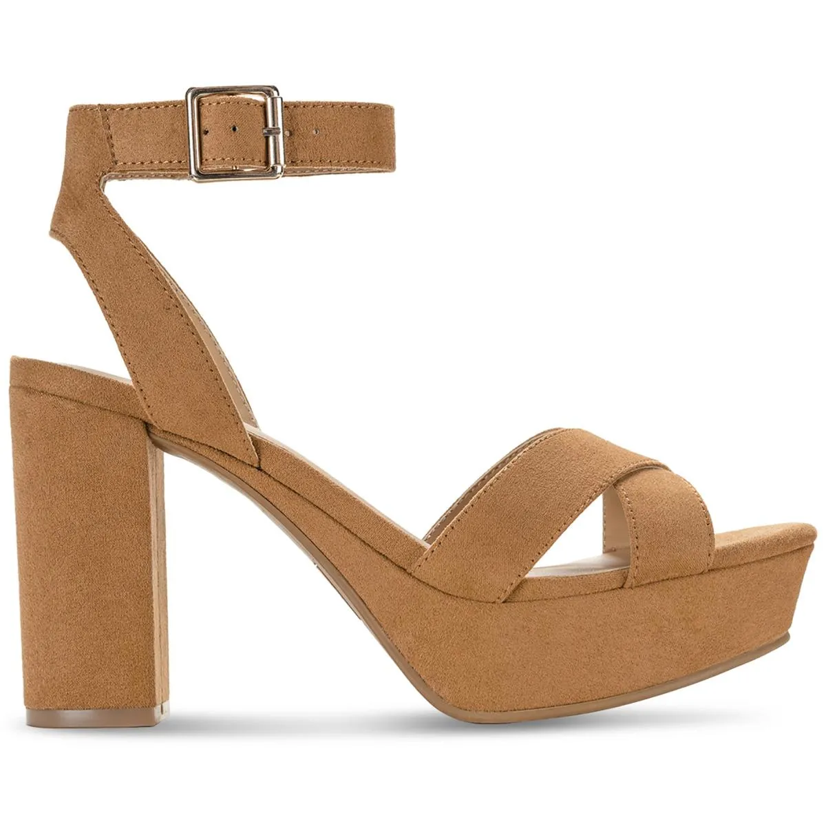 Lillah Womens Faux Leather Heels