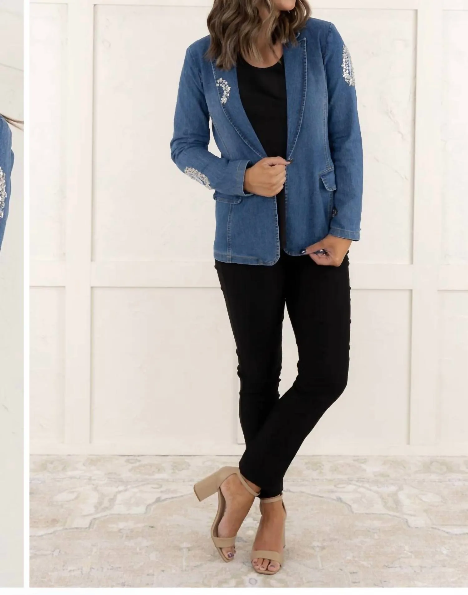 Linda Blazer In Blue