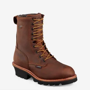 Loggermax Men's 9-Inch Insulated, Waterproof Safety Toe Boot In Brown