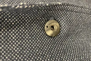 Long One Button Jacket In Navy