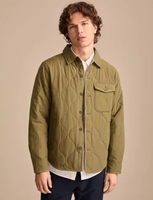 Lucky Brand Men's Quilted Shirt Jacket