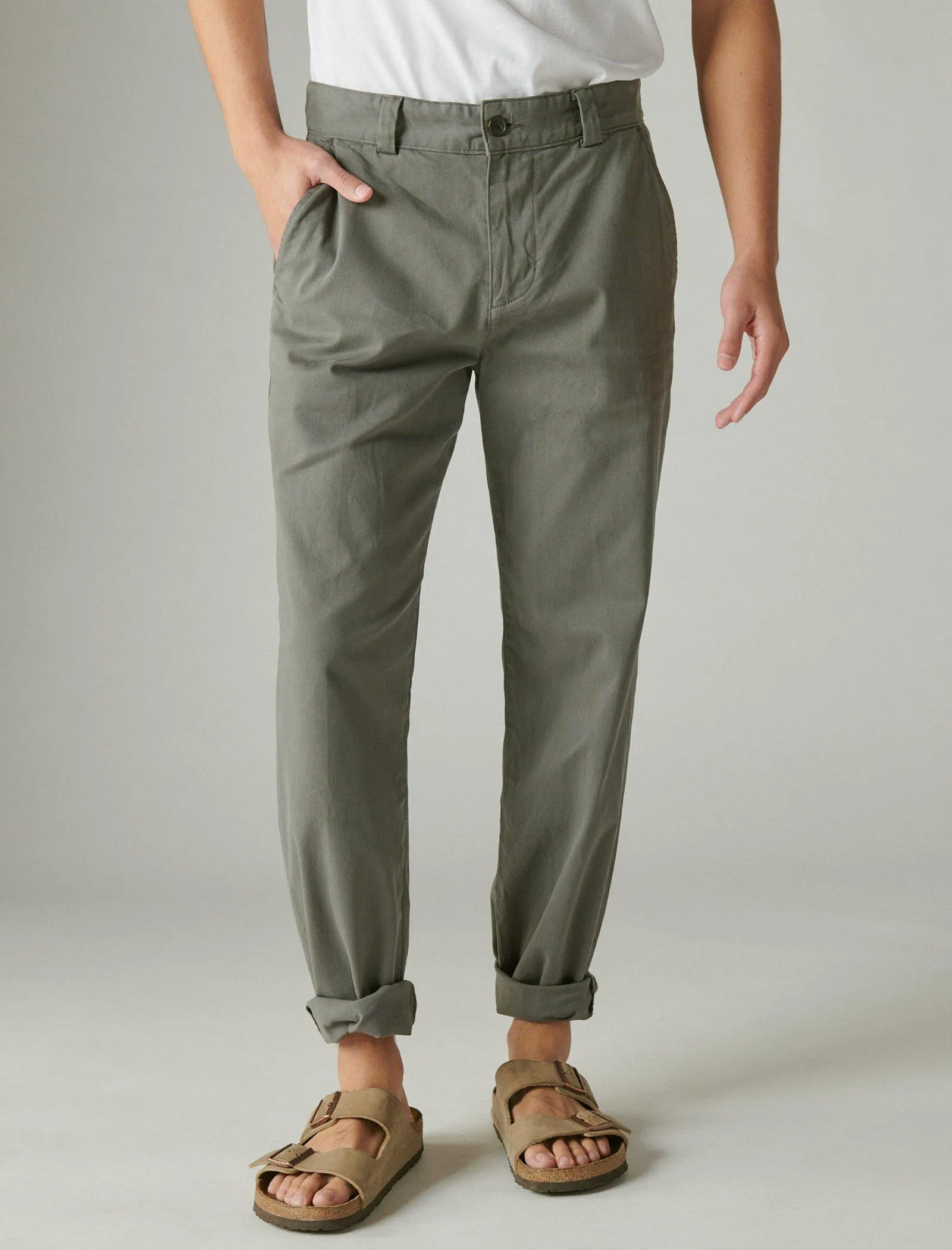Lucky Brand Work Pant Grey Sage Lucky Brand
