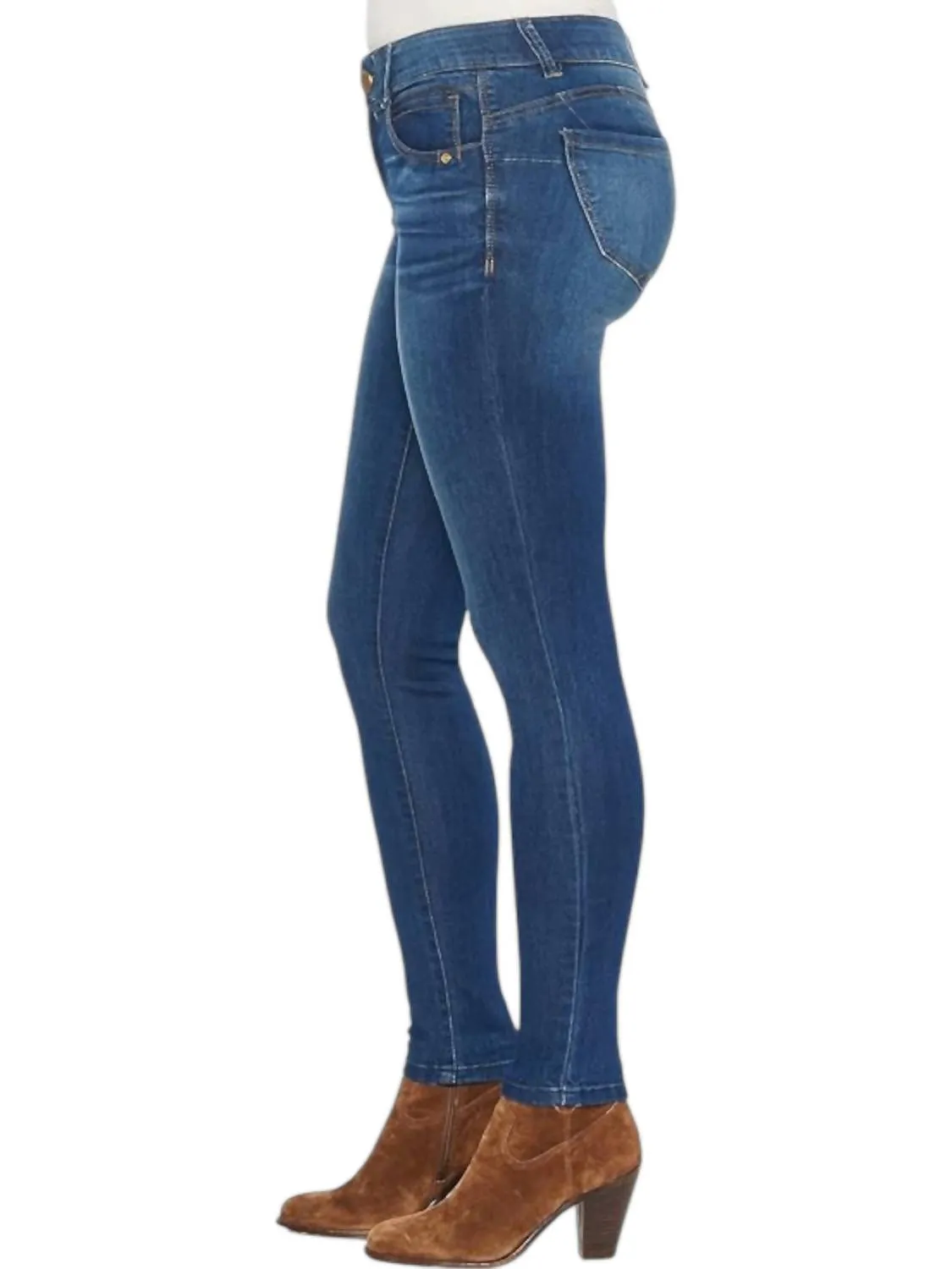 Luxe Ab Solution Jegging In Blue