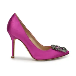 Manolo Blahnik 'Hangisi' Pumps - Women's 34.5