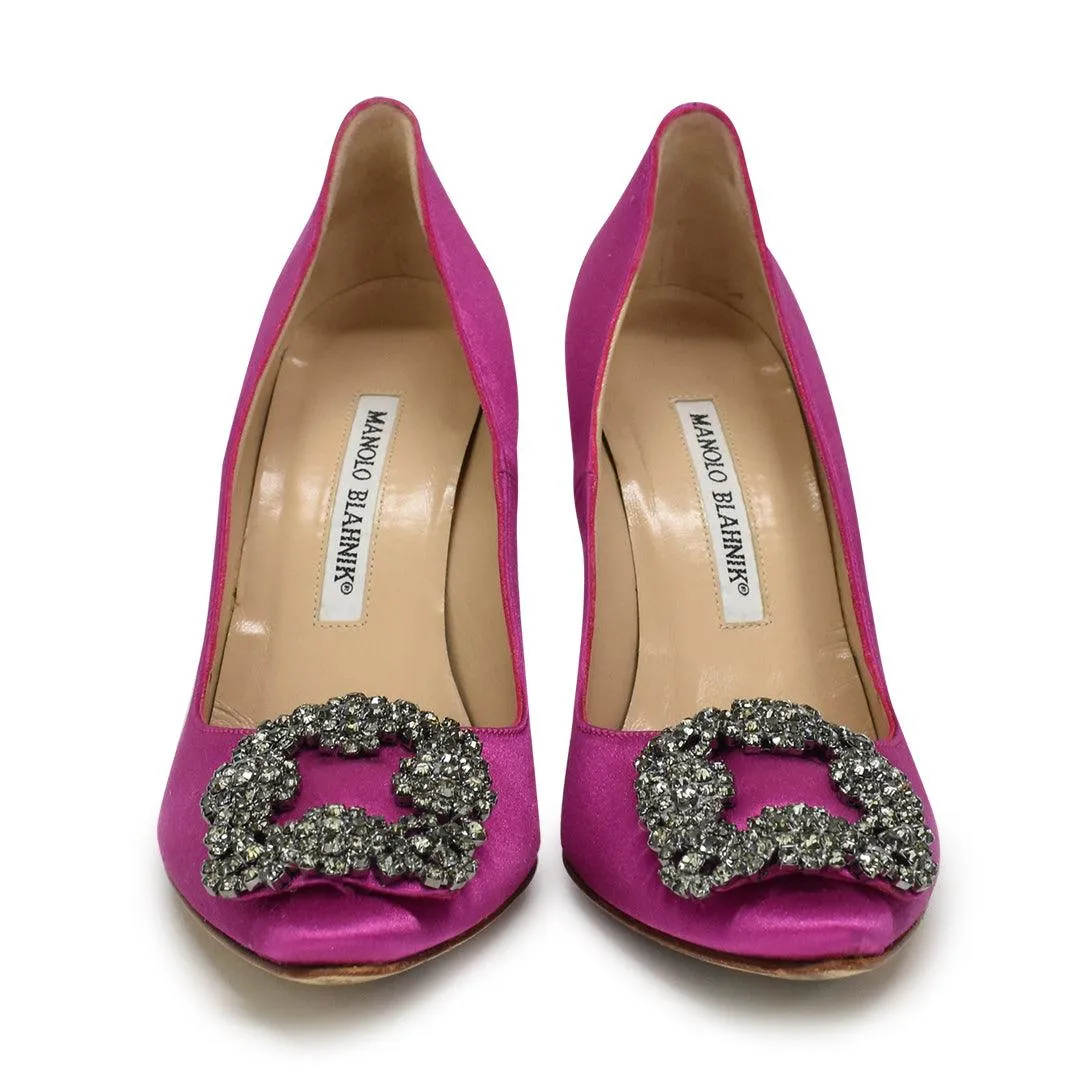Manolo Blahnik 'Hangisi' Pumps - Women's 34.5