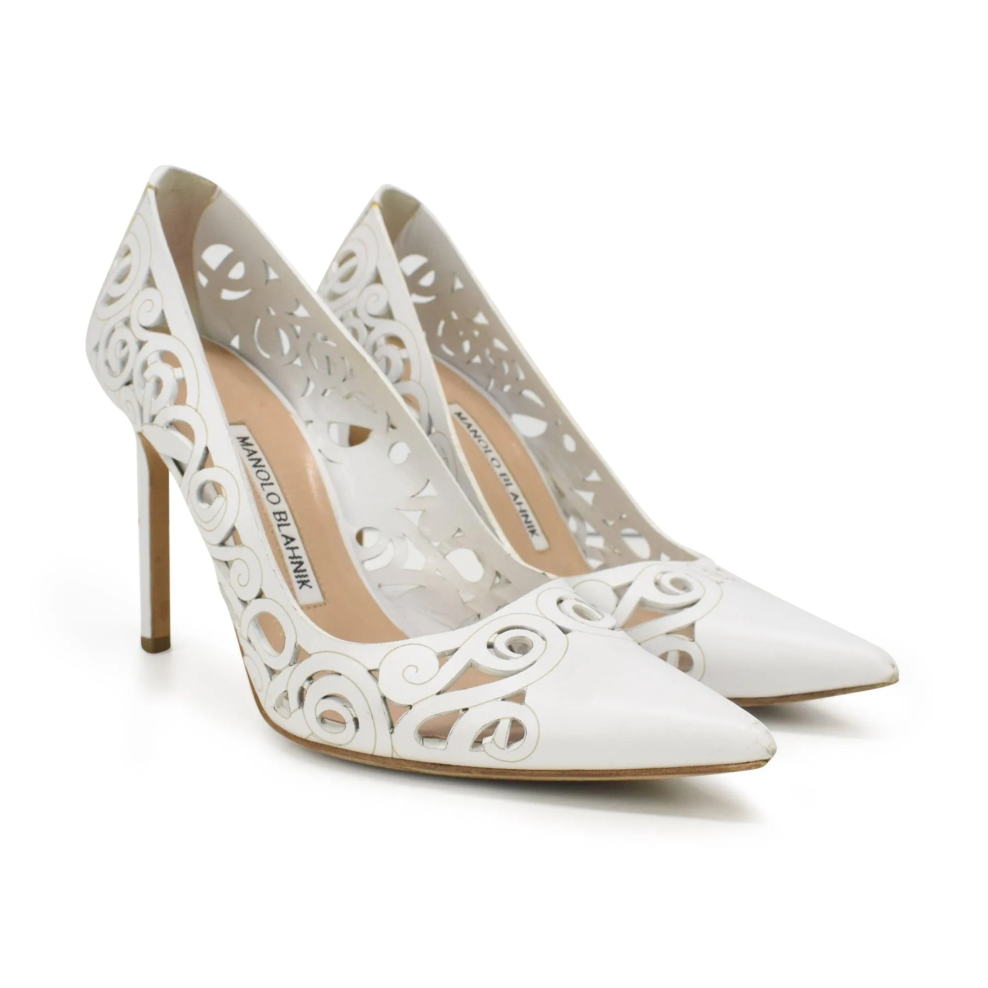 Manolo Blahnik Pointed Toe Heels - Women's 36