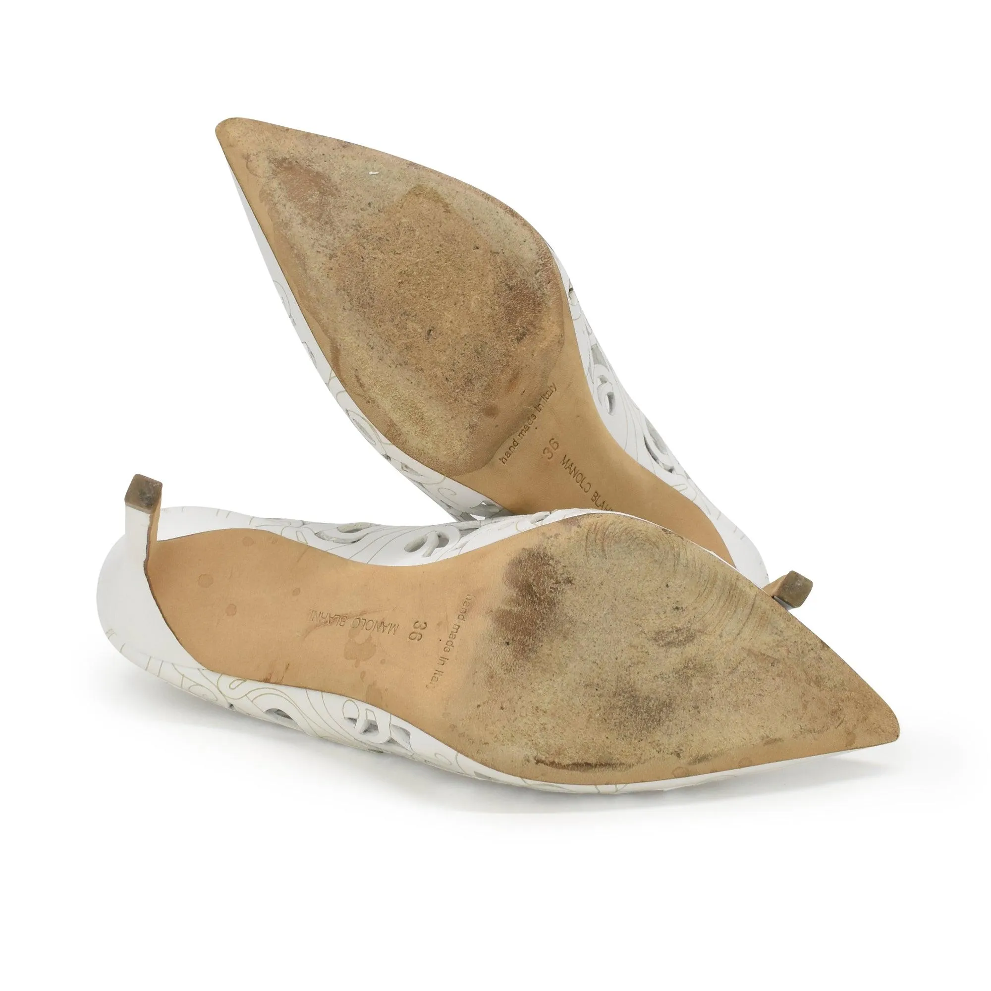 Manolo Blahnik Pointed Toe Heels - Women's 36