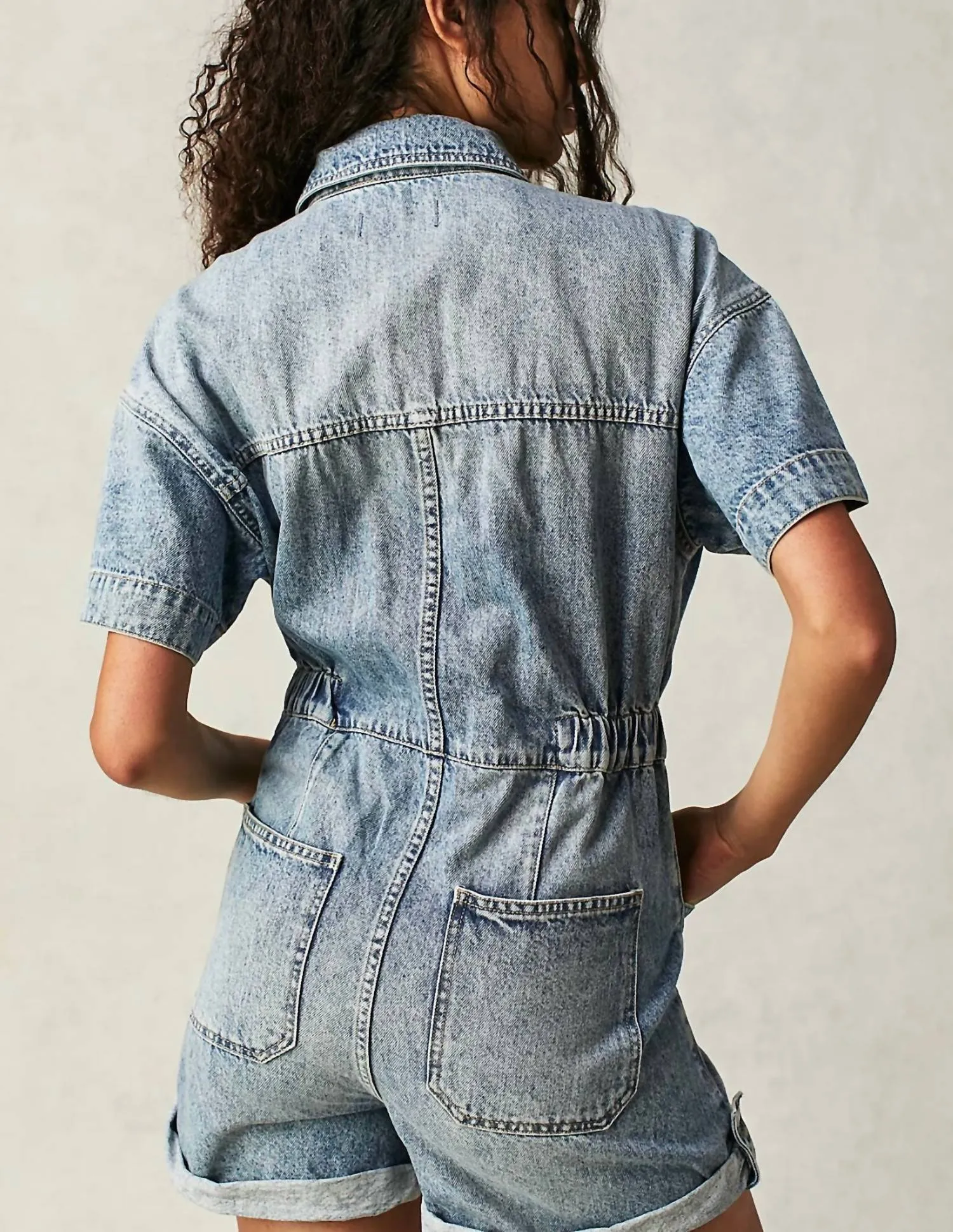Marci Cuffed Shortalls In Marrakesh