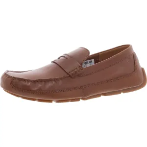 MARKAN WAY Mens Solid Leather Derby Shoes
