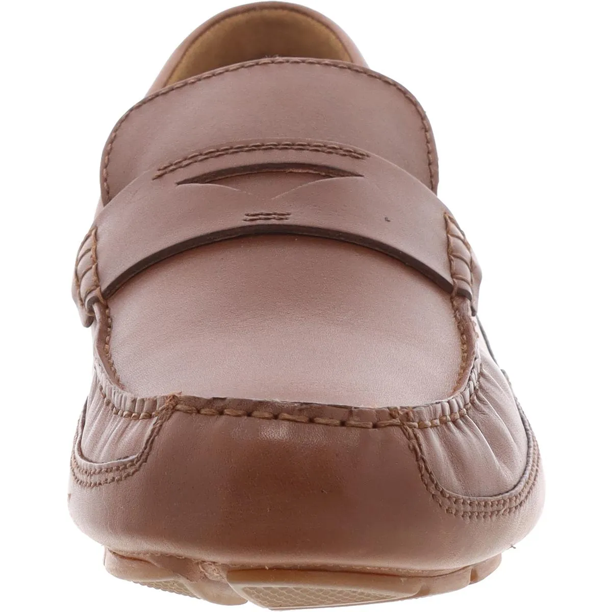 MARKAN WAY Mens Solid Leather Derby Shoes