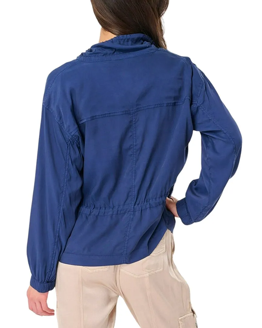 Marrakech Soleil Stretch Drapey Cargo Jacket