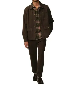Maverick Recycled Cotton Jacket In Shadow