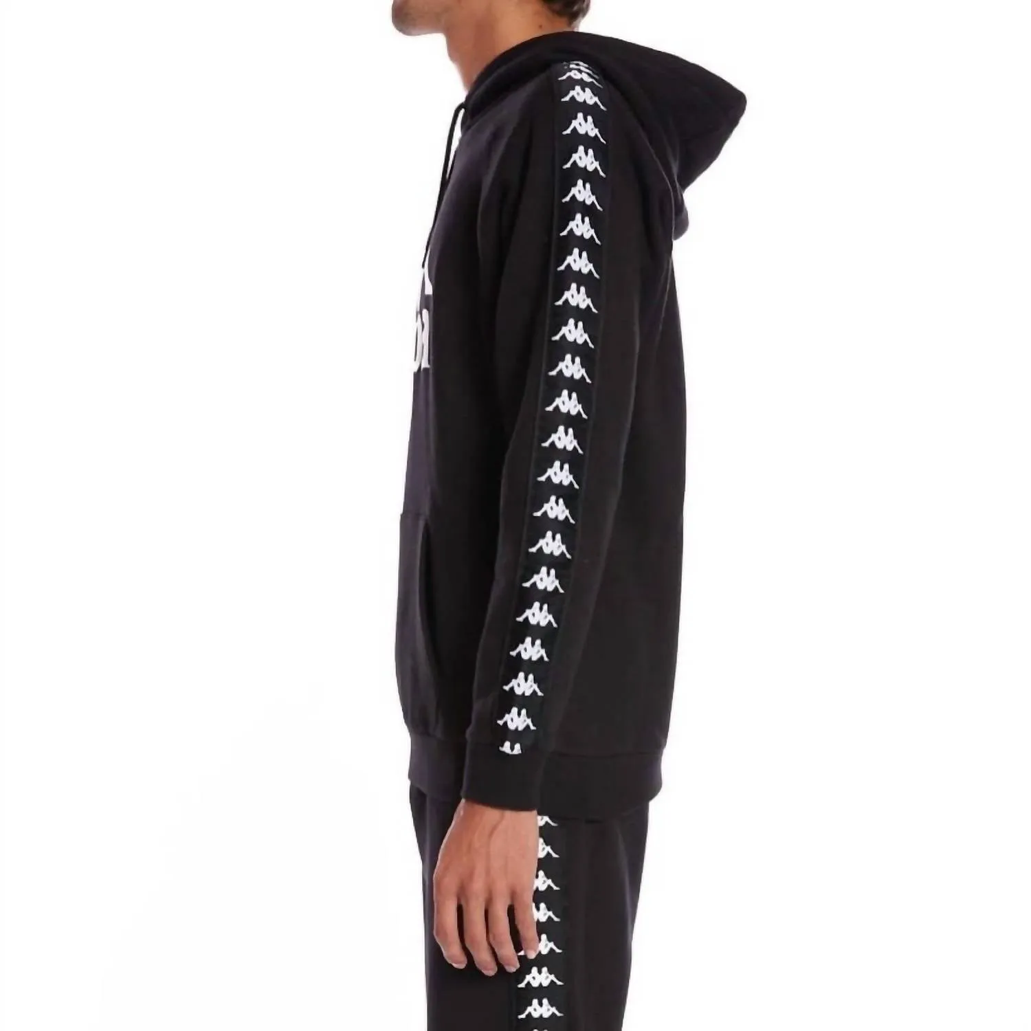 Men's 222 Banda Hurtado 2 Hoodie In Black/white