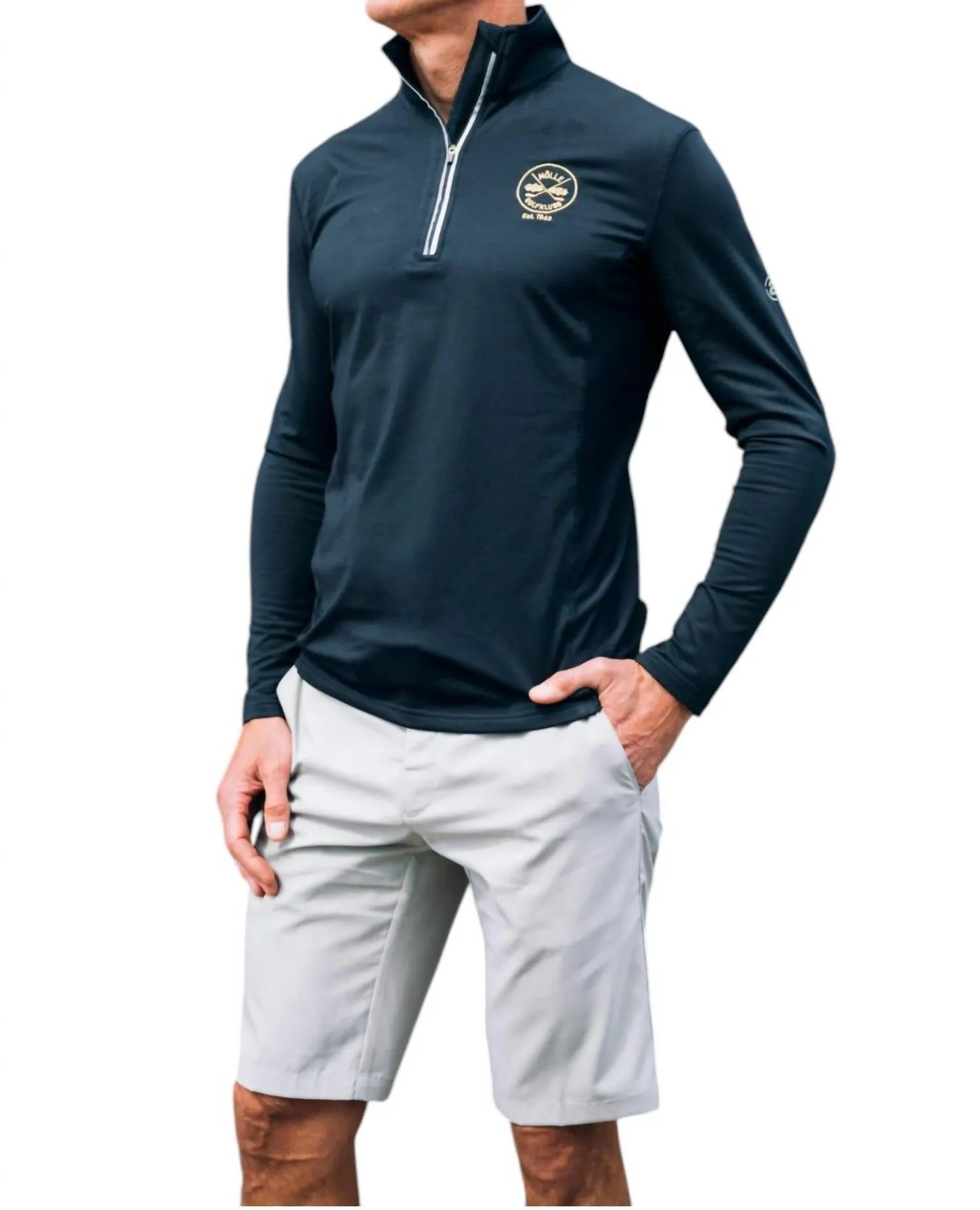 Men’S Ashby Half-Zip Jacket In Navy
