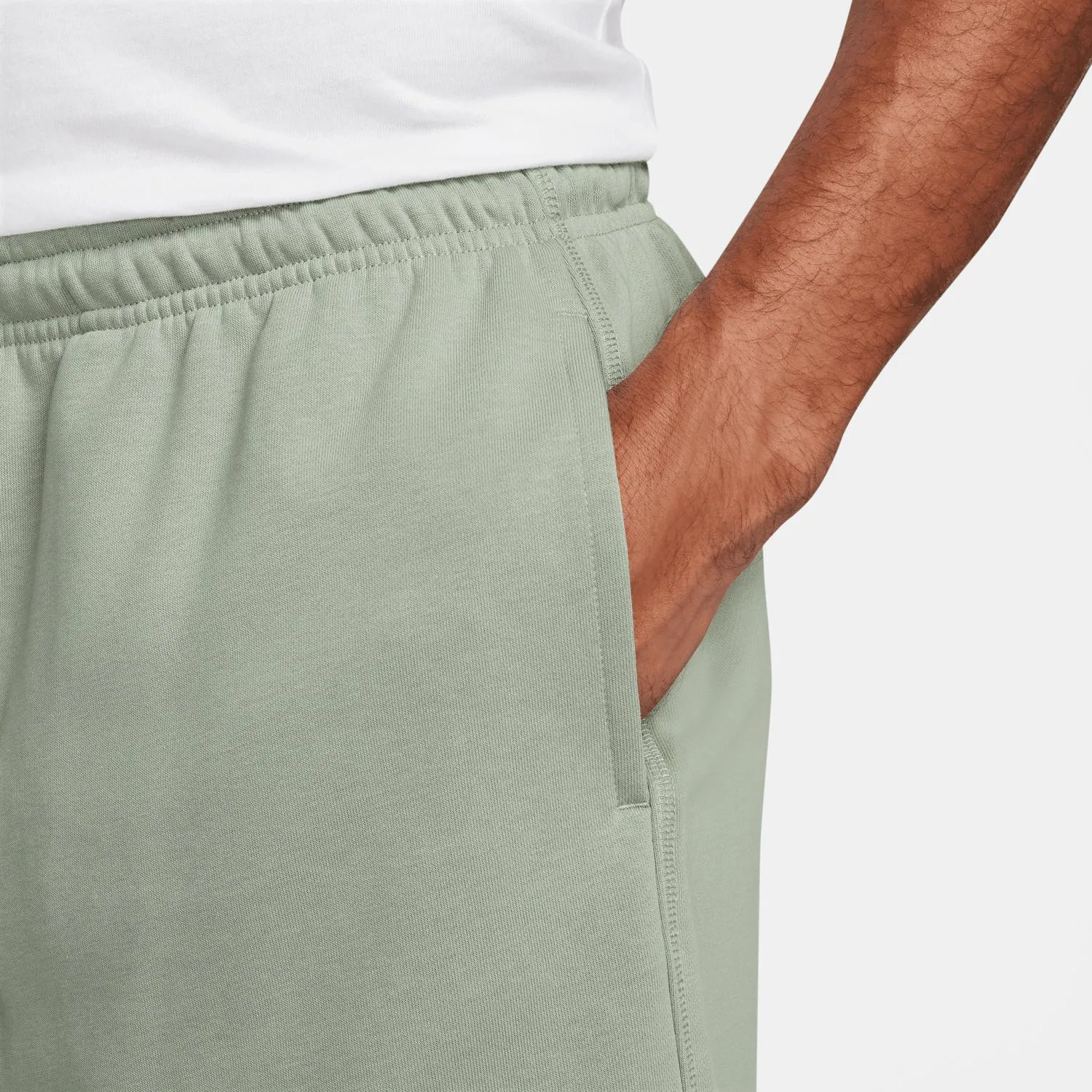 Men's Club French Terry Flow Shorts In Jade Horizon/white