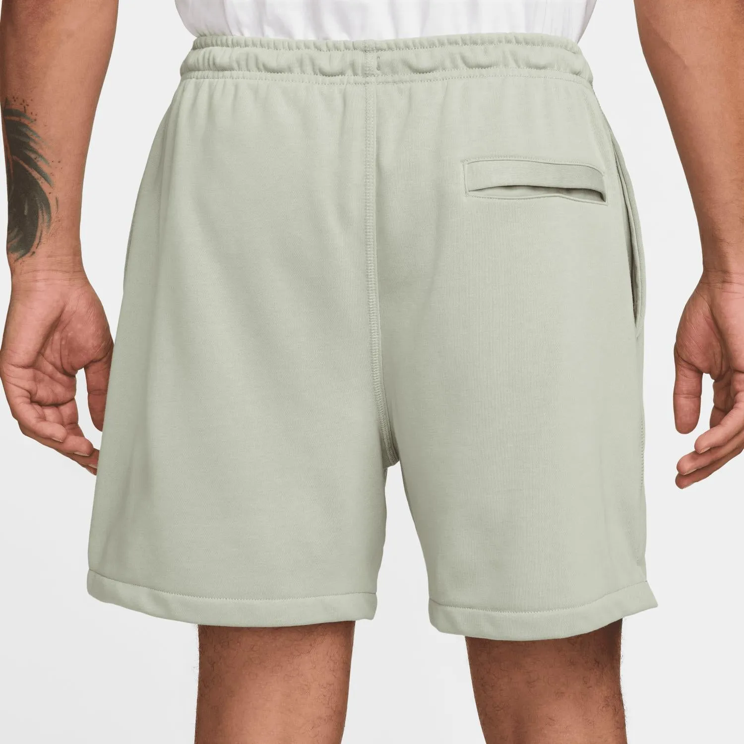 Men's Club French Terry Flow Shorts In Jade Horizon/white