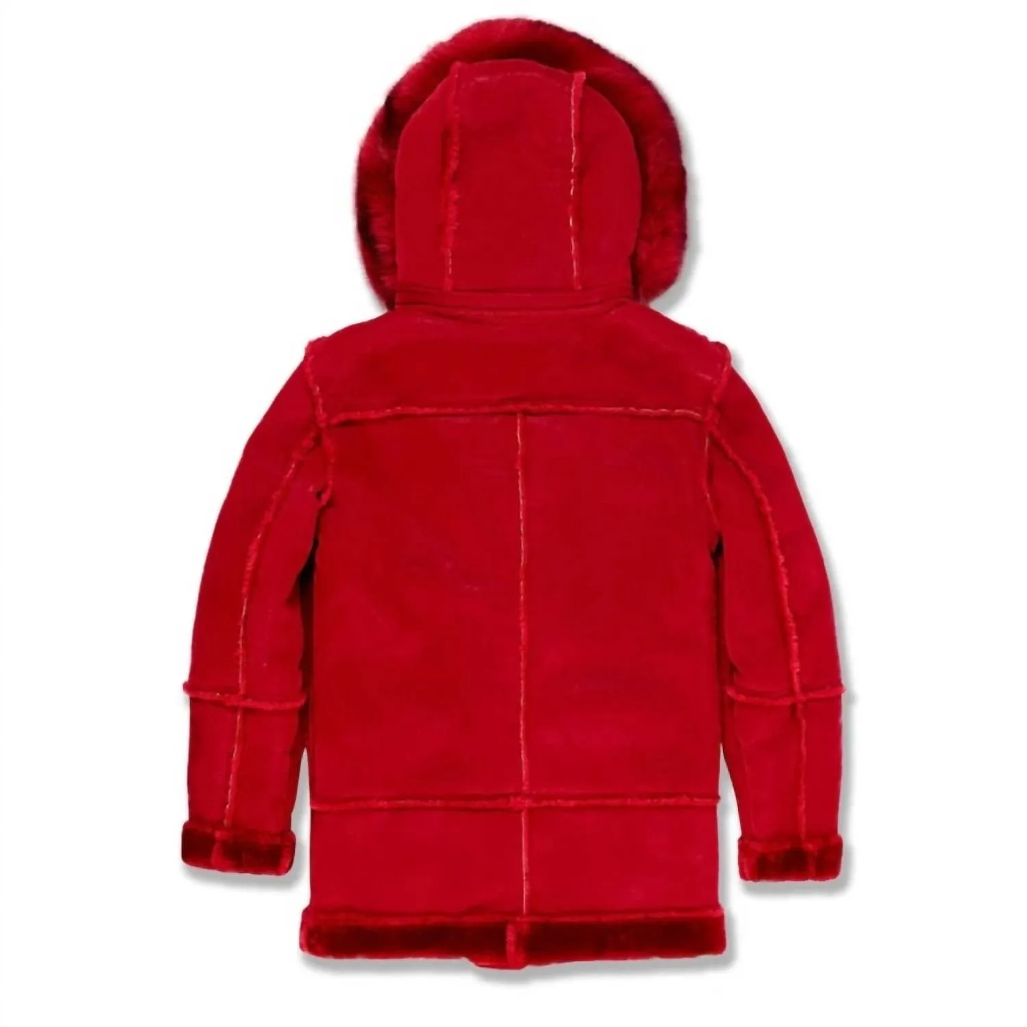 Men's Denali Shearling Jacket In Red