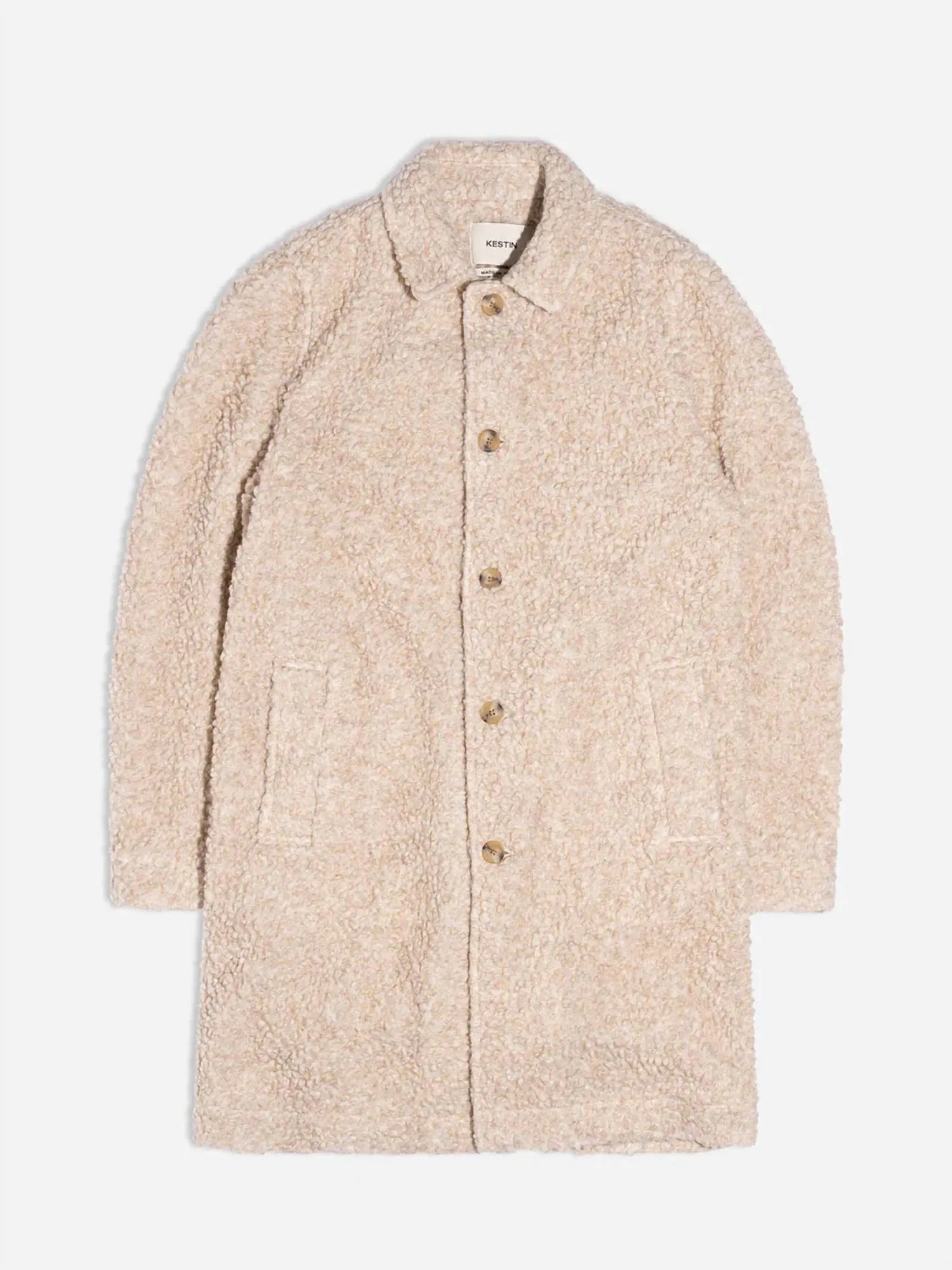 Men's Edinburgh Wool Overcoat In Oatmeal