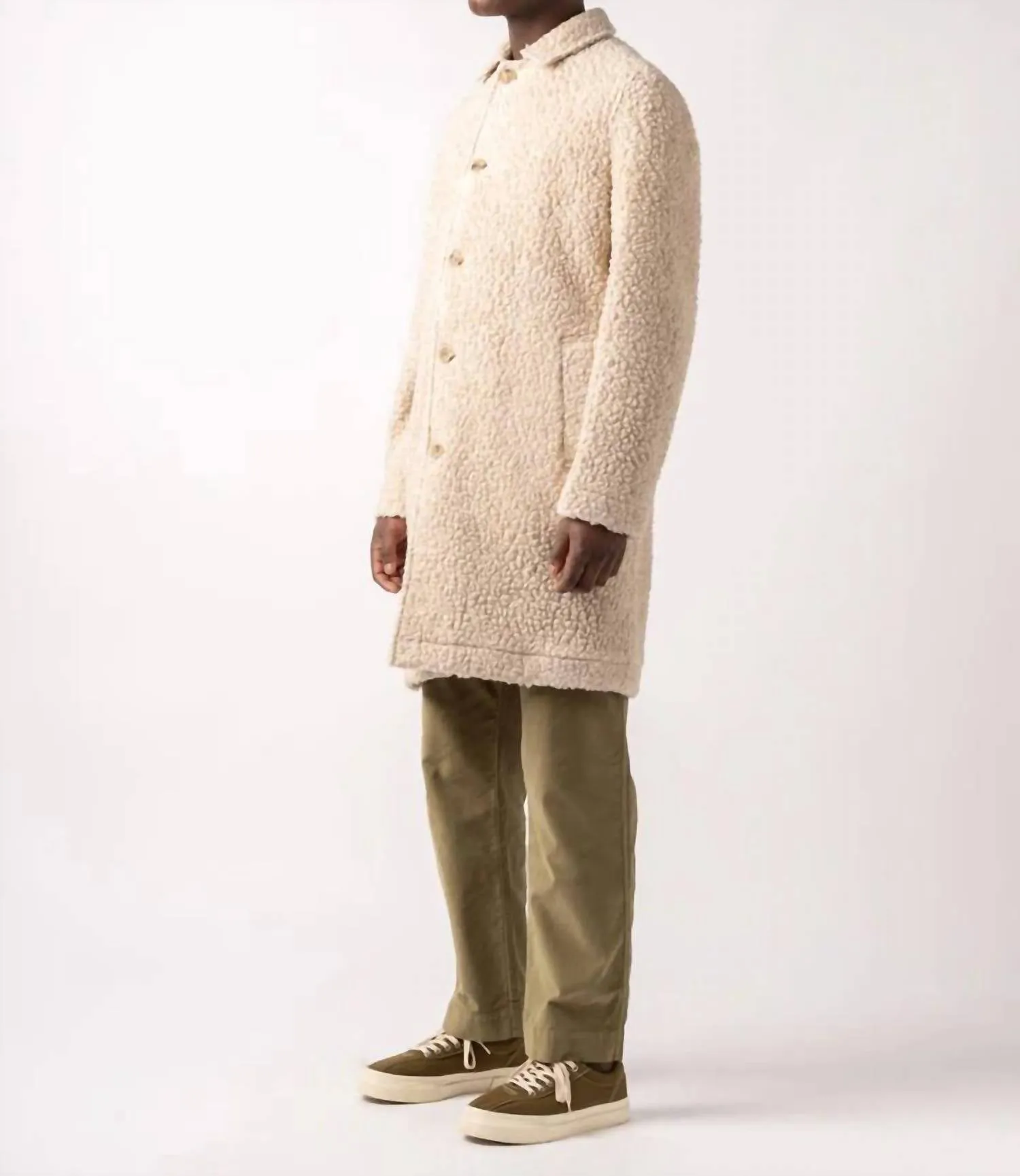 Men's Edinburgh Wool Overcoat In Oatmeal