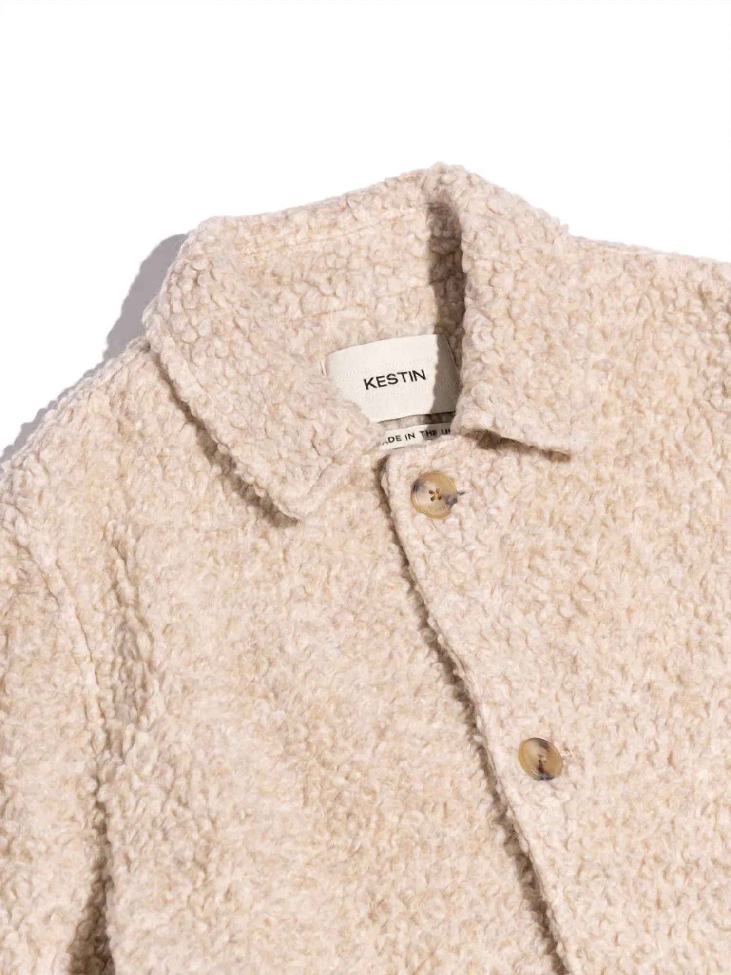 Men's Edinburgh Wool Overcoat In Oatmeal