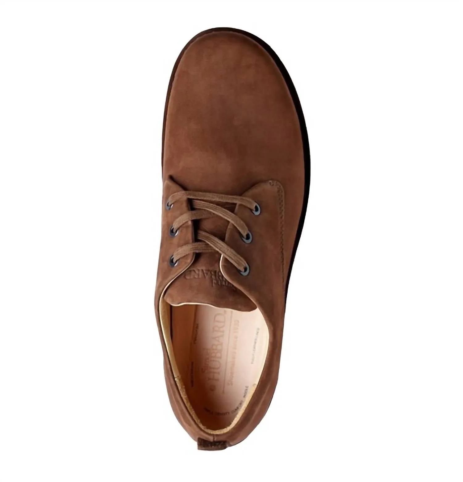 Men's Free Derby Shoes In Brown Nubuck