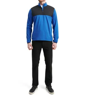 Men's Gleneagles Thermo Midlayer Jacket In Dark Cobalt Black