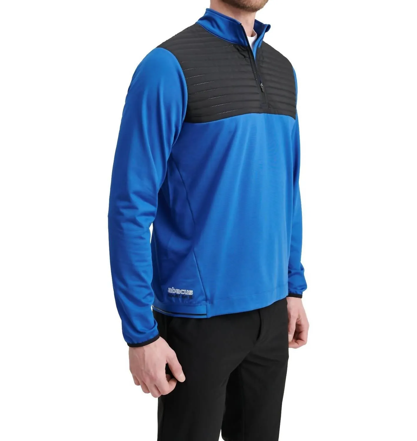 Men's Gleneagles Thermo Midlayer Jacket In Dark Cobalt Black