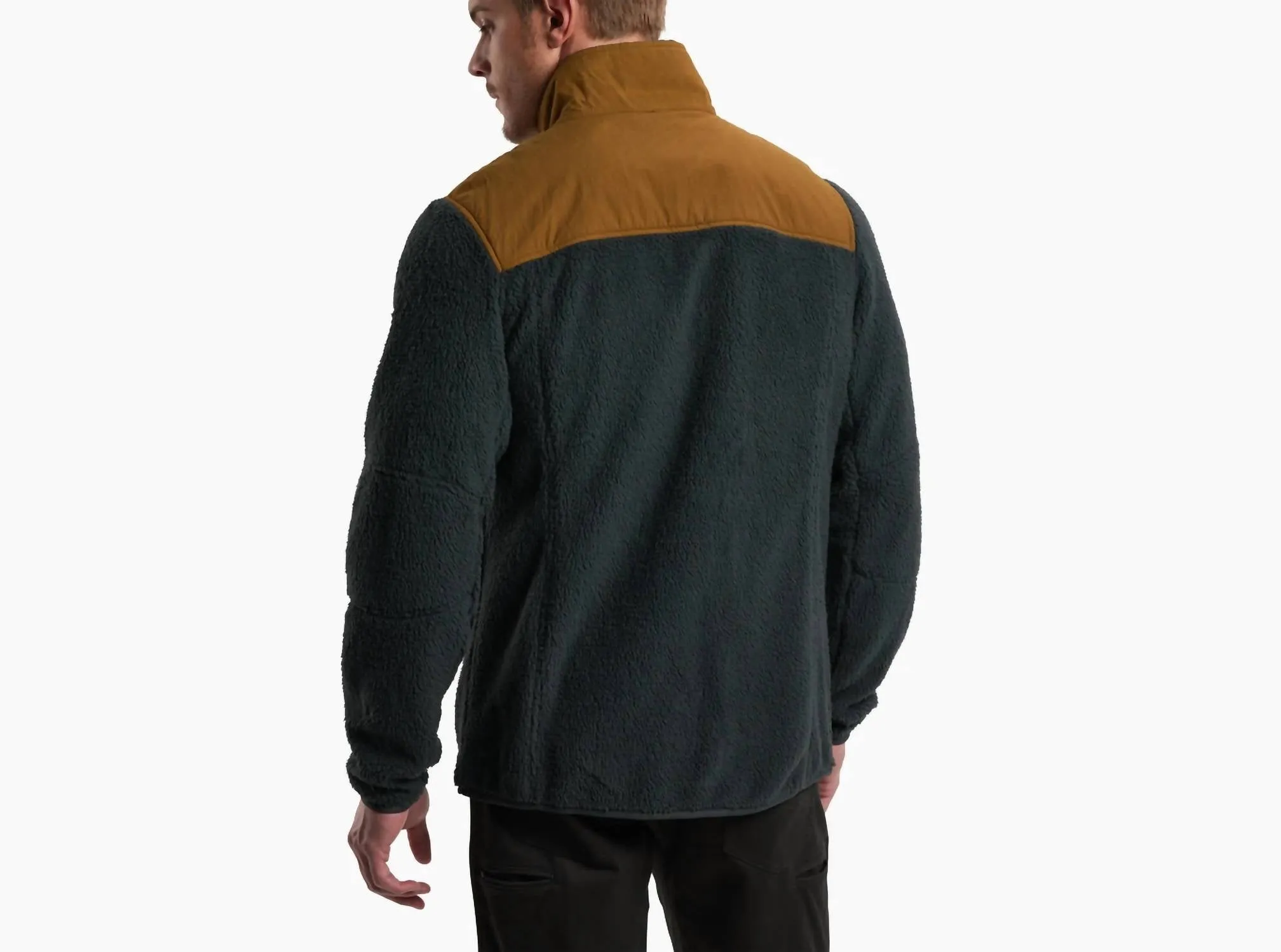 Men's Konfluence Fleece Jacket In Onyx/teak