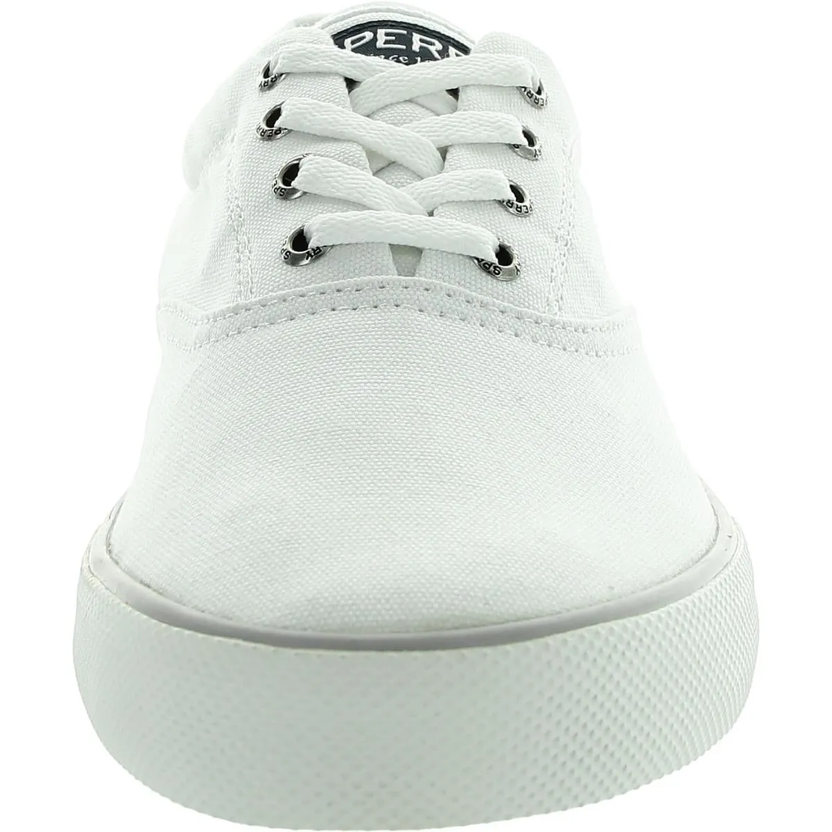 Mens Lace-Up Canvas Boat Shoes