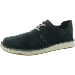 Mens Lace-Up Suede Oxfords