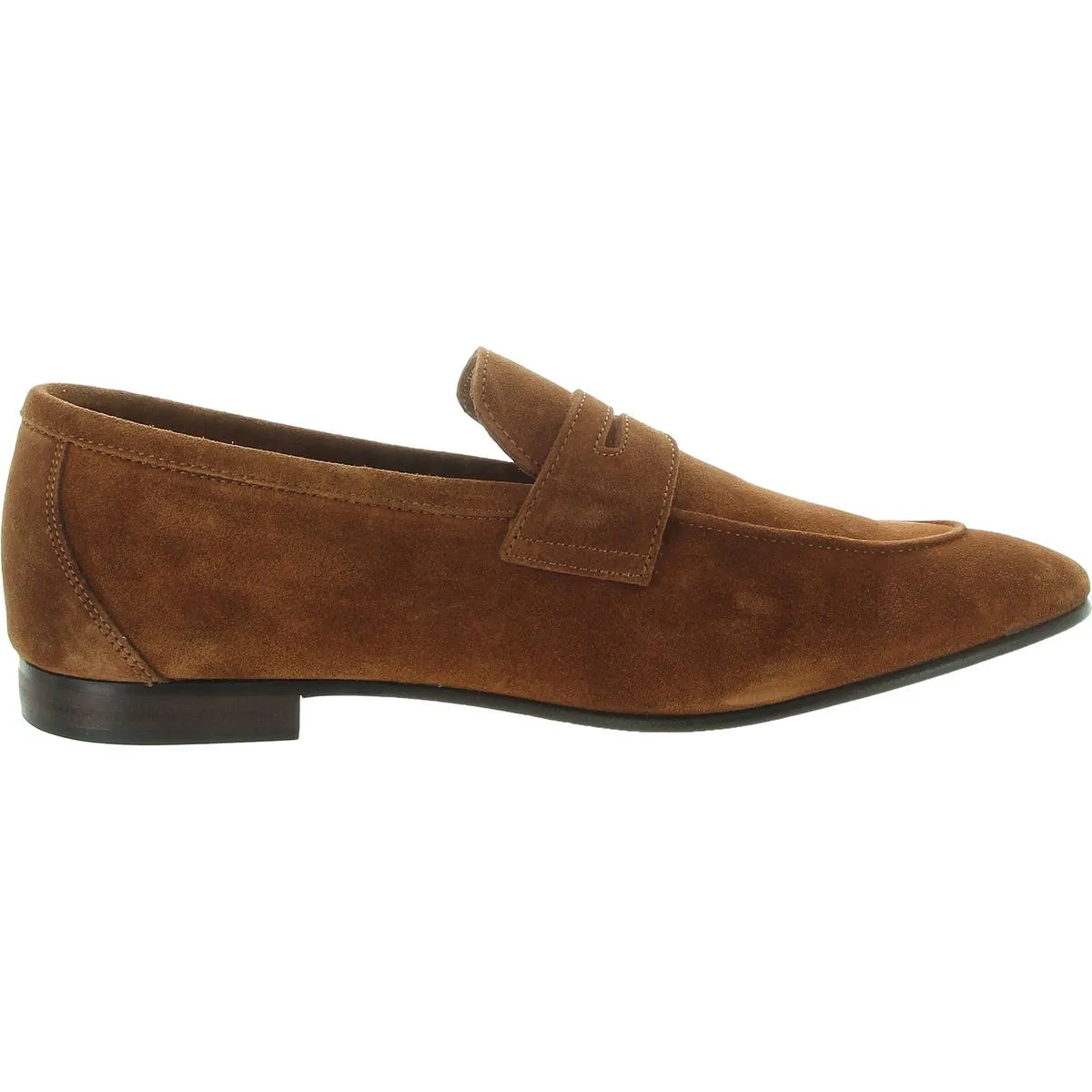 Mens Laceless Leather Loafers