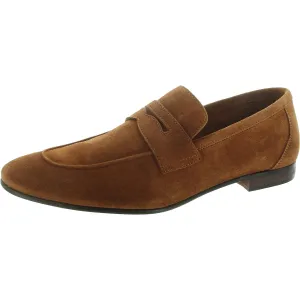Mens Laceless Leather Loafers