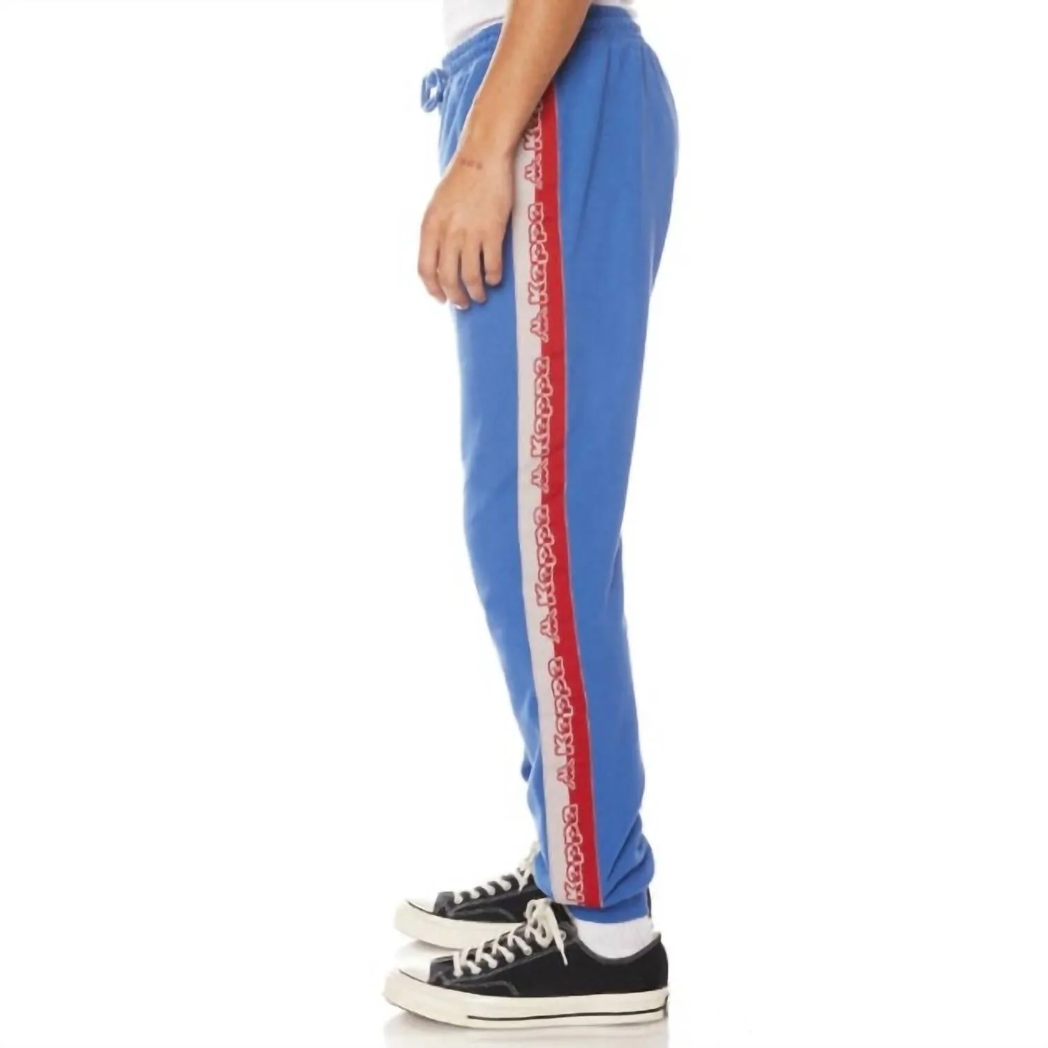 Men's Logo Tape Danira Trackpants In Blue/grey/red