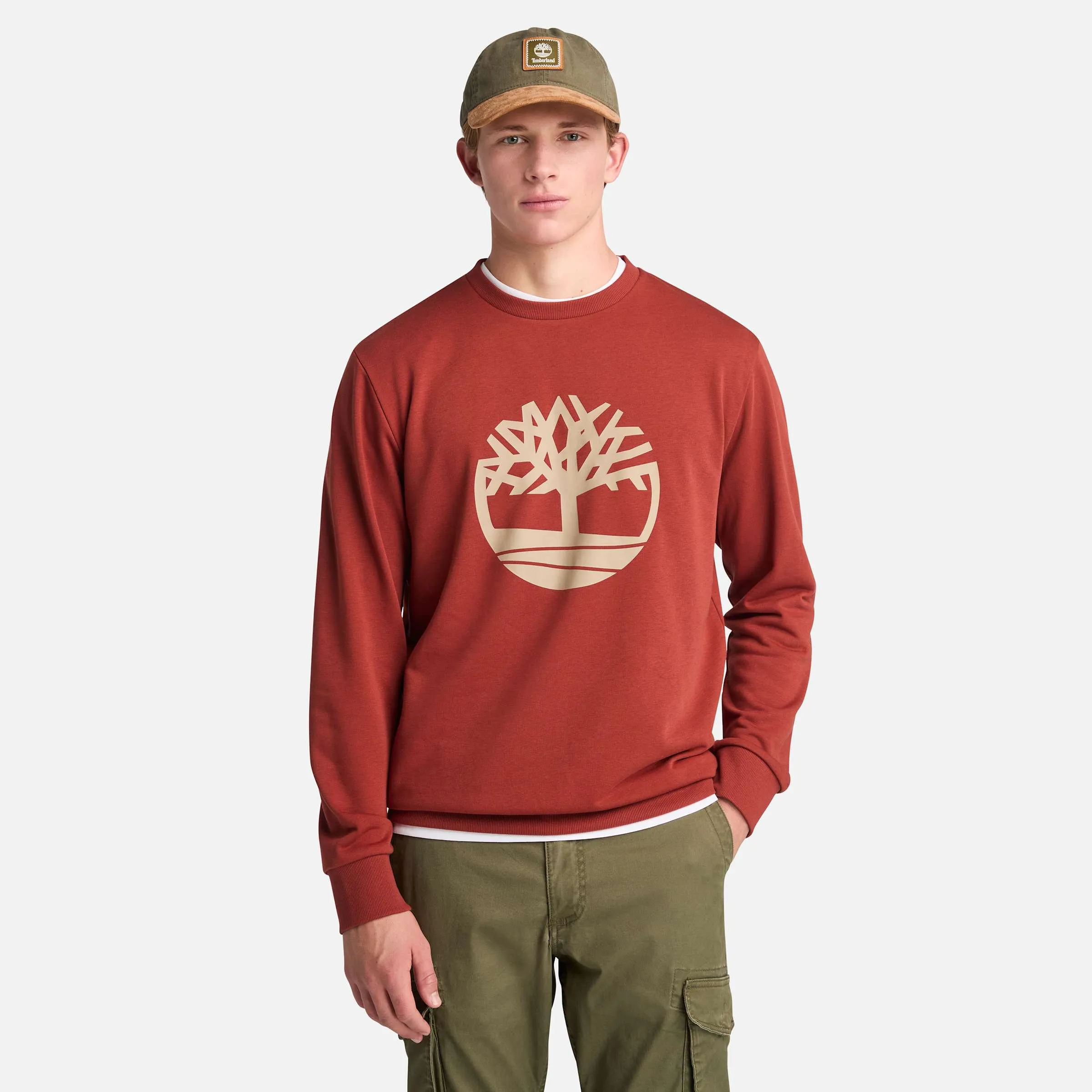Men's Northwood Tree Logo Loopback Crew Neck Sweatshirt