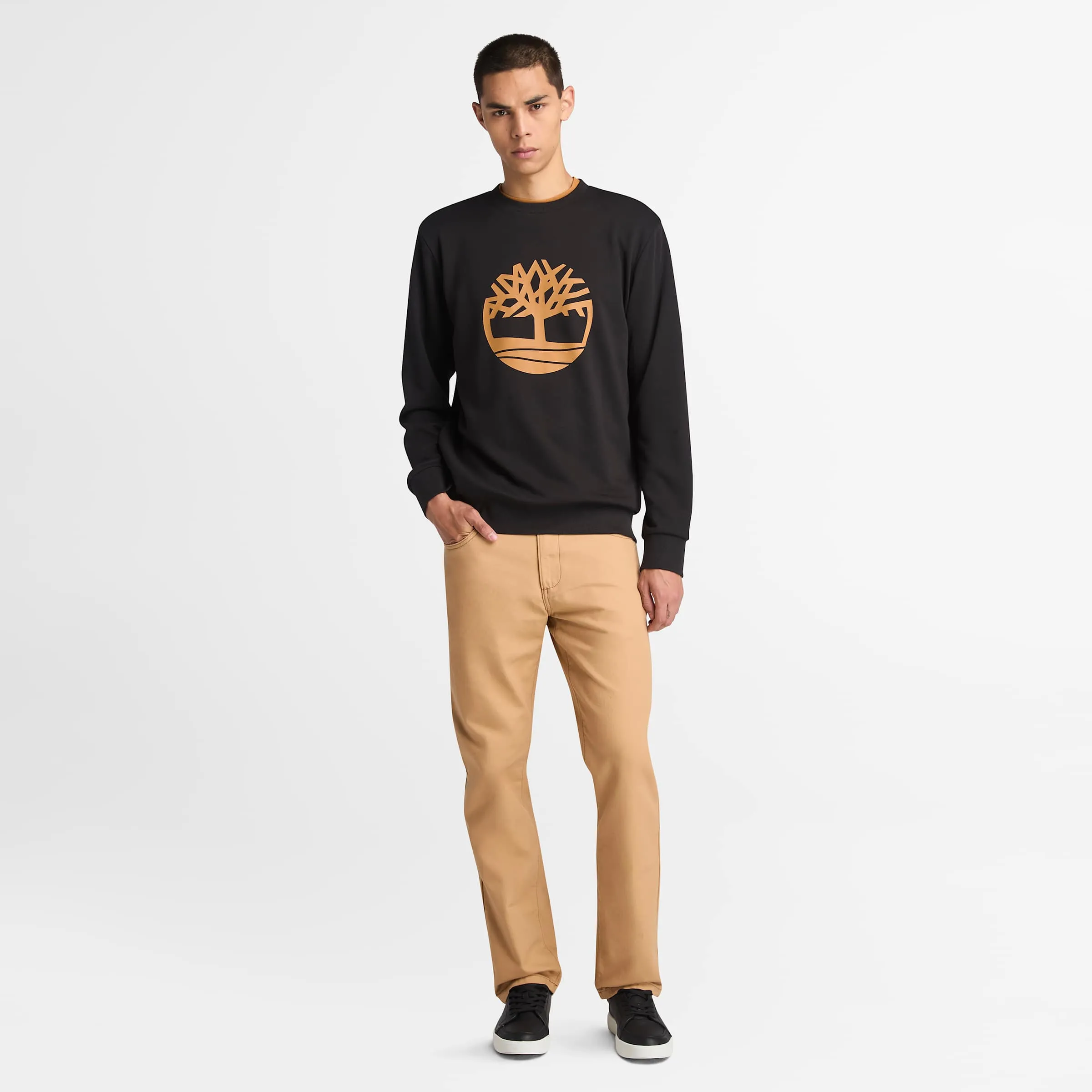 Men's Northwood Tree Logo Loopback Crew Neck Sweatshirt