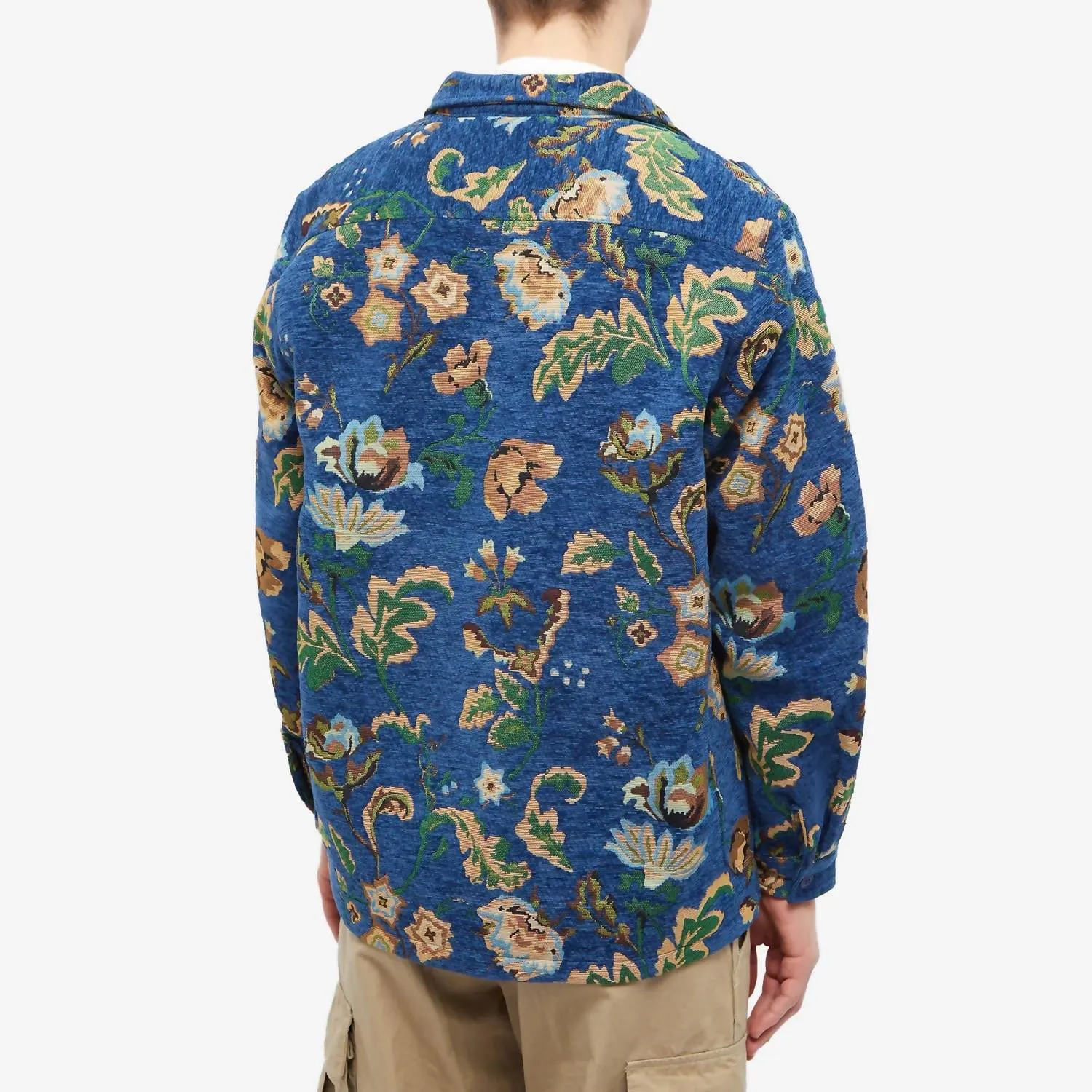 Men's Ormiston Shirt Jacket In Navy Jacquard