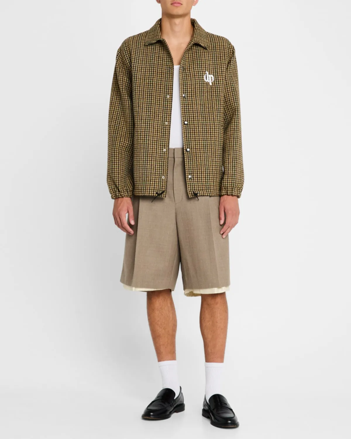 Men's Shetland Check Coach Jacket