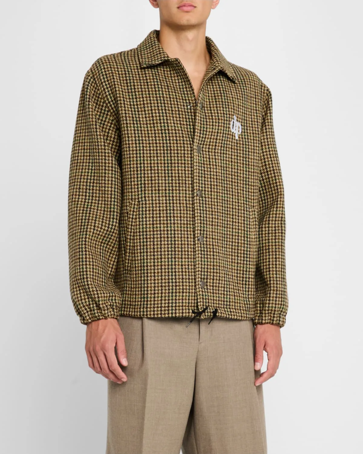 Men's Shetland Check Coach Jacket