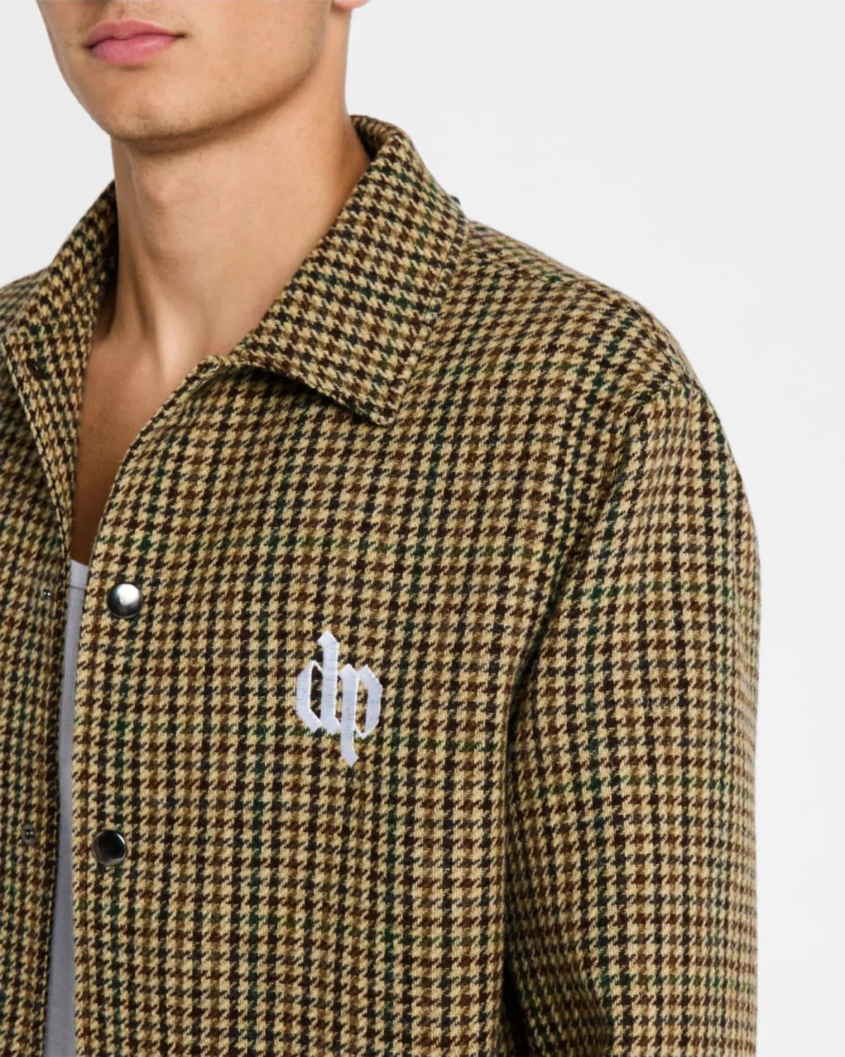 Men's Shetland Check Coach Jacket