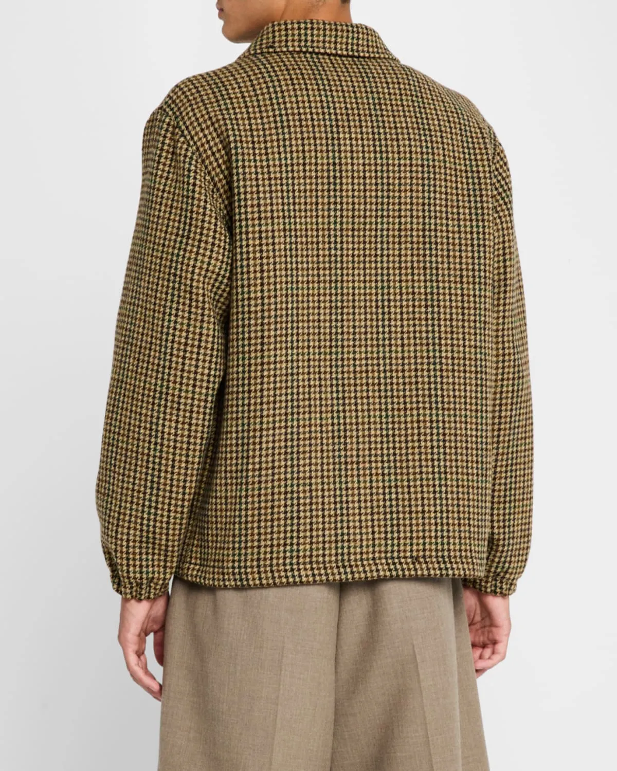 Men's Shetland Check Coach Jacket