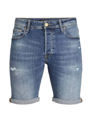 Men's Slim Fit Shorts In Denim