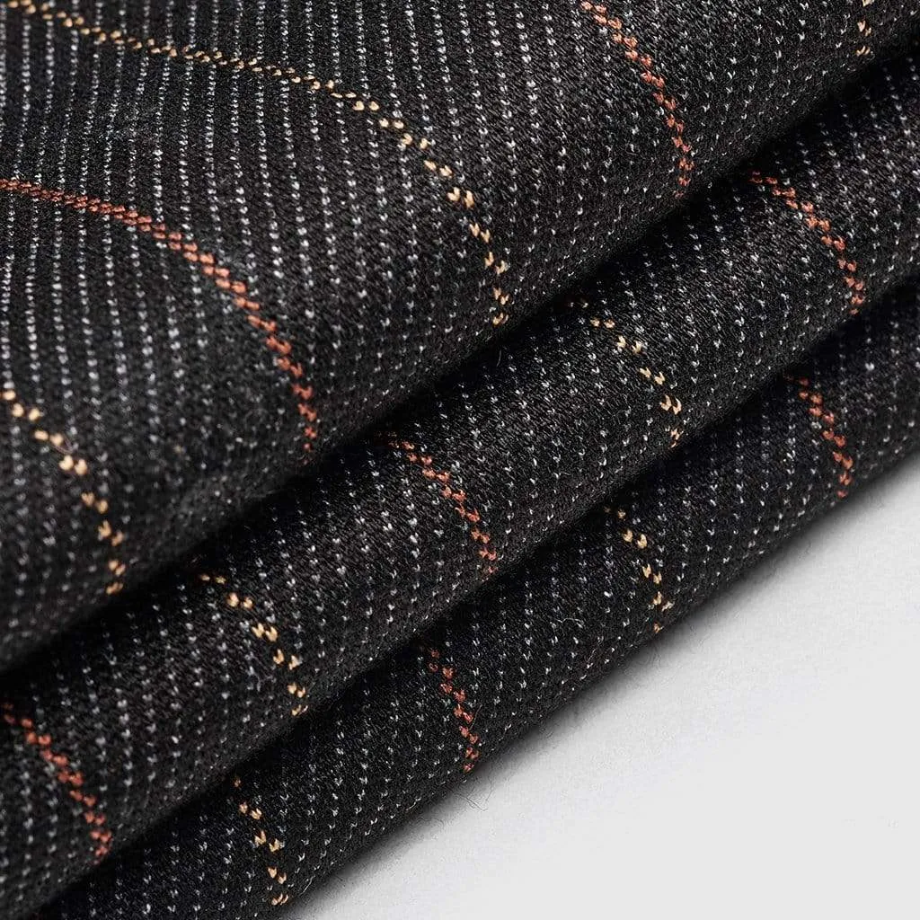 Men's Steampunk Buckles Pinstripes Straight-leg Pants