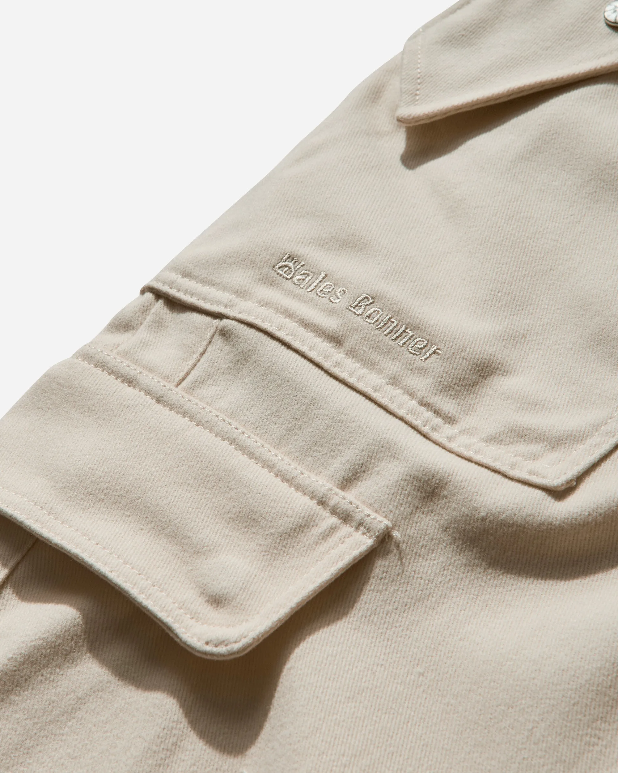 Men's Wales Bonner Cargo Track Pants Wonder White