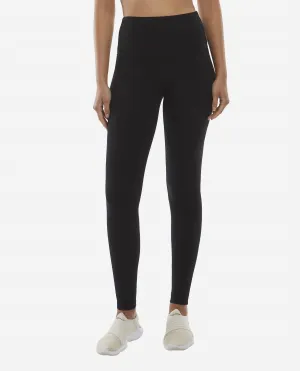 Mid-Rise Ankle Legging In Black Salt