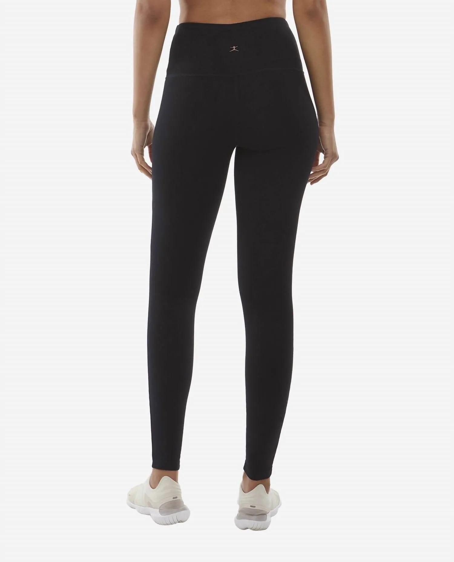 Mid-Rise Ankle Legging In Black Salt