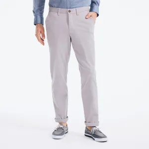 Nautica Men's Classic Fit Twill Pant Grey Alloy Nautica