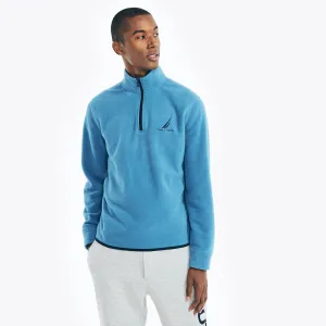 Nautica Mens Quarter Zip Nautex Fleece Pullover