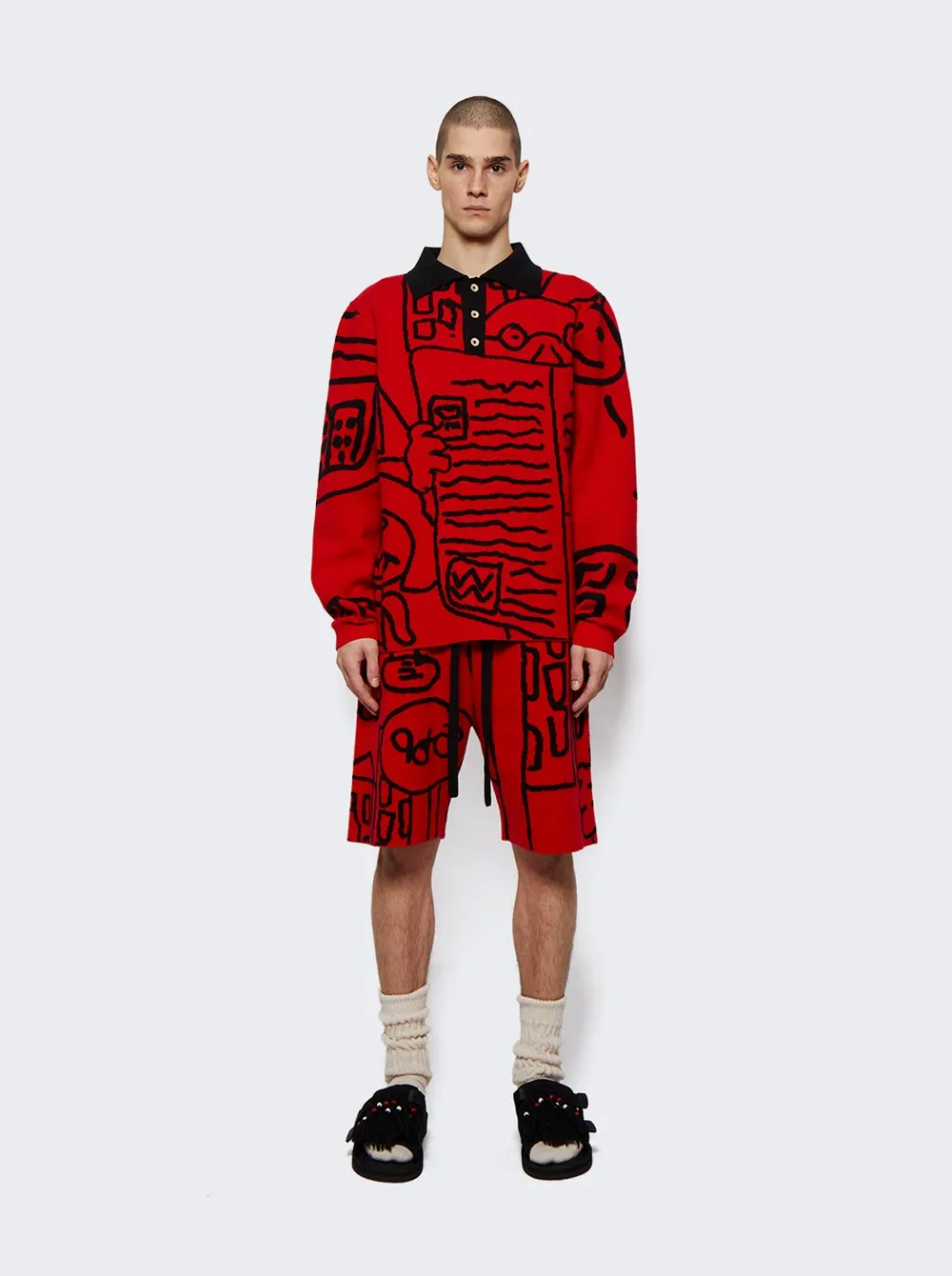 Newspaper Relaxed Short
