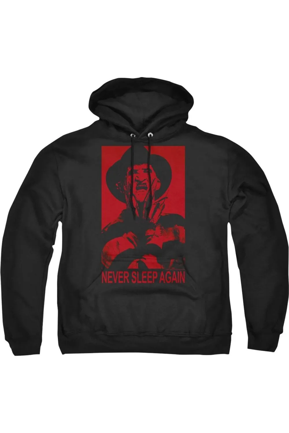 Nightmare On Elm Street Never Sleep Again Adult Pull Over Hoodie / Hooded Sweatshirt