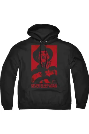 Nightmare On Elm Street Never Sleep Again Adult Pull Over Hoodie / Hooded Sweatshirt